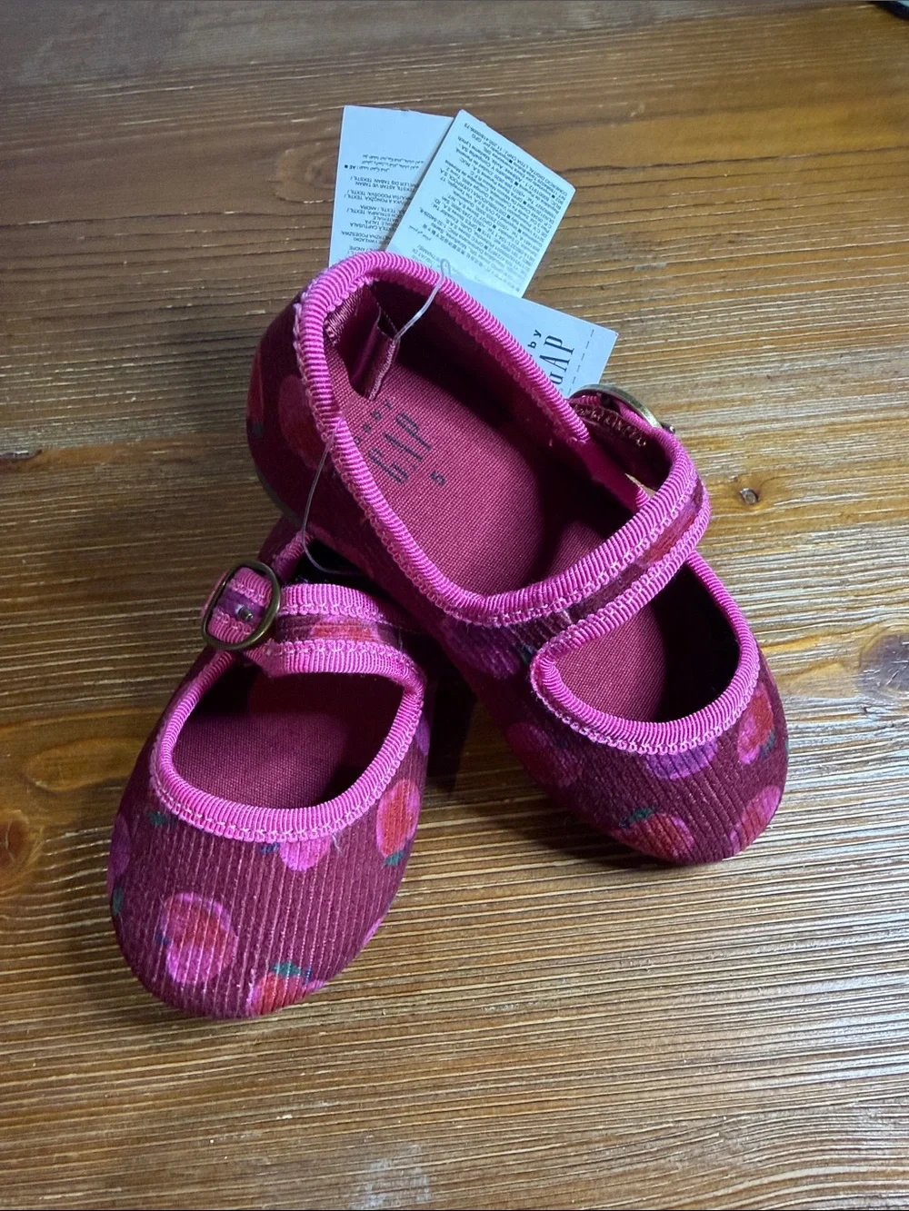 Gap Toddler Corduroy Mary Jane Flats Sz 5